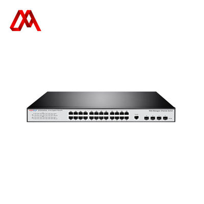 Hoodblue Multi Layer 3 Network Switch 24/48-Port 10 Gigabit Optical Web Management กลุ่ม VLAN